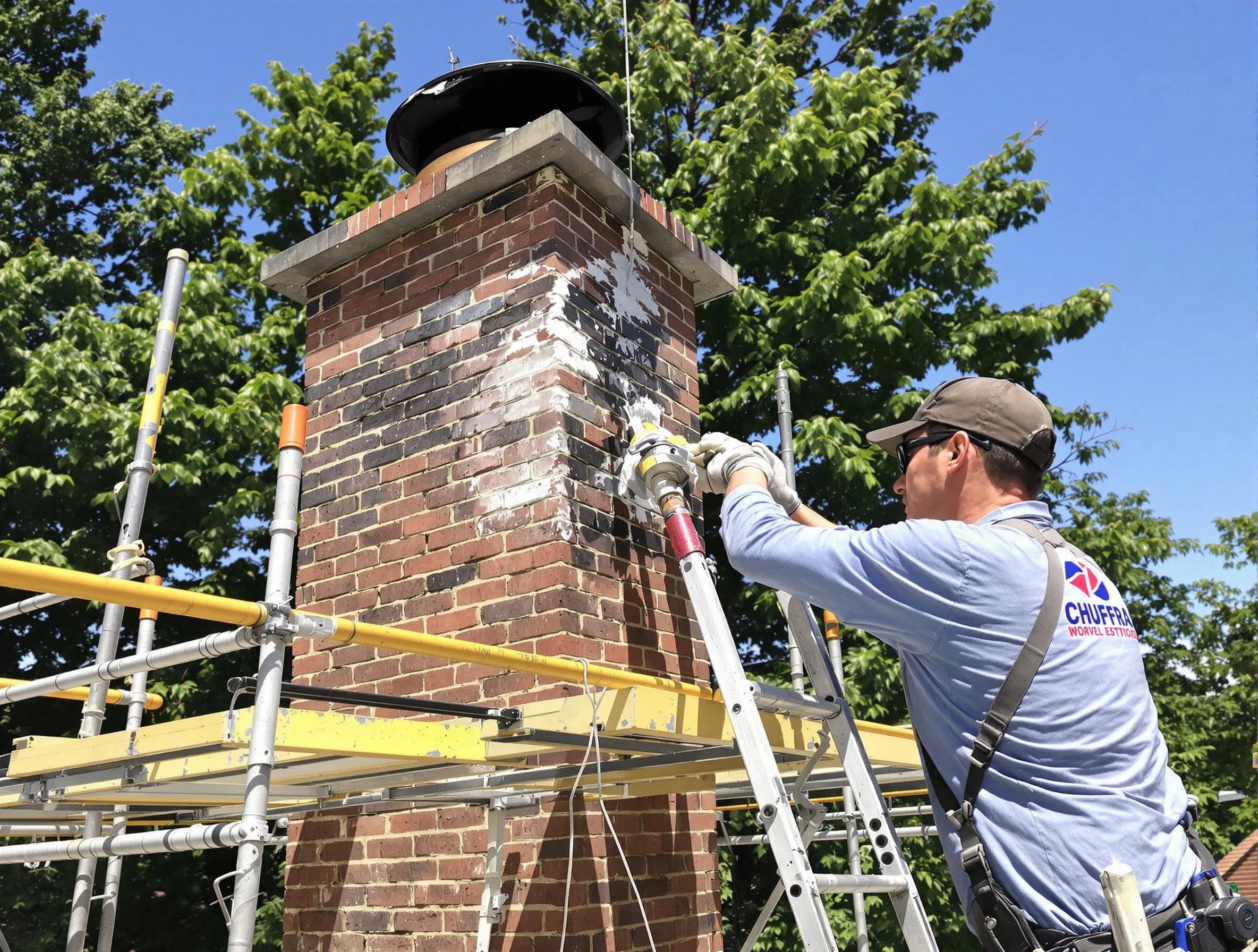 Structural chimney repair by Englewood Chimney Sweep in Englewood, CO