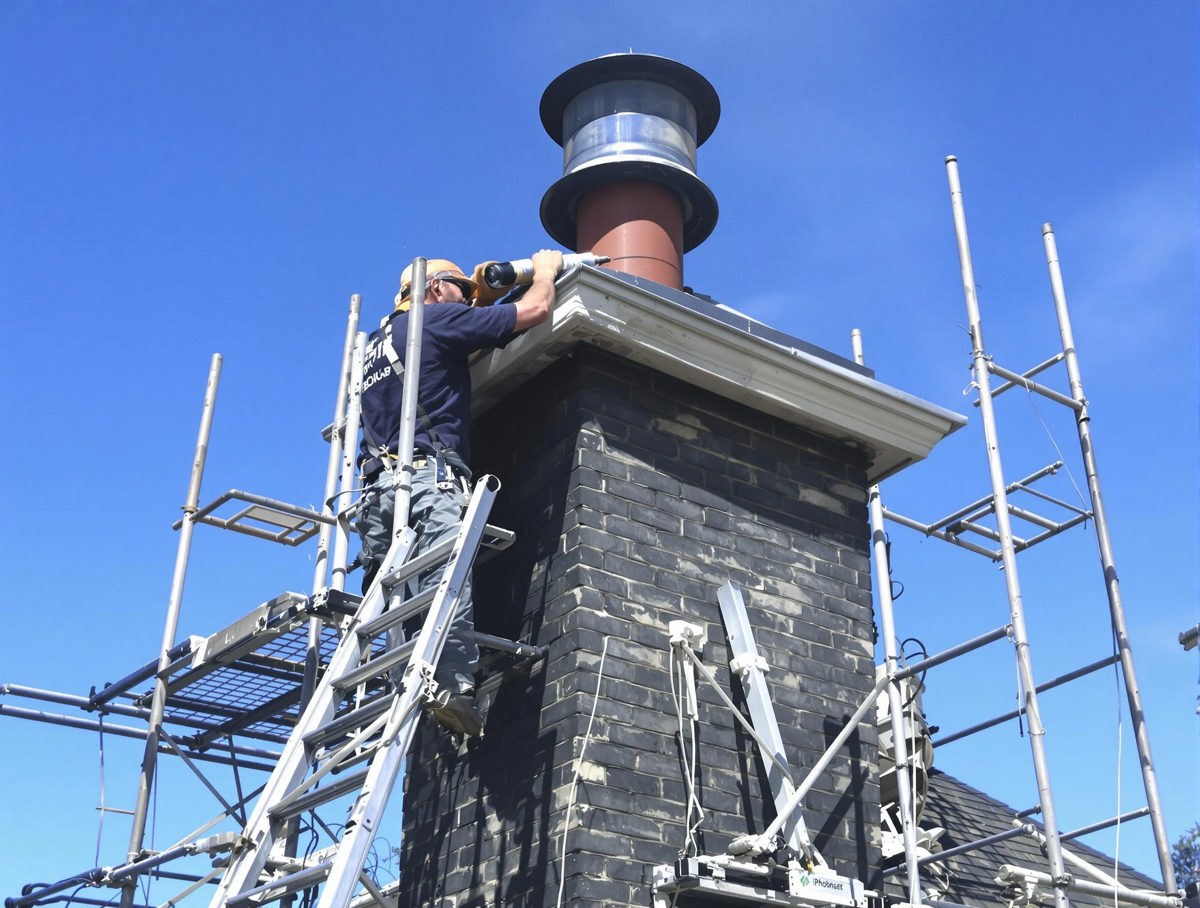 Sturdy chimney crown finished by Englewood Chimney Sweep in Englewood, CO