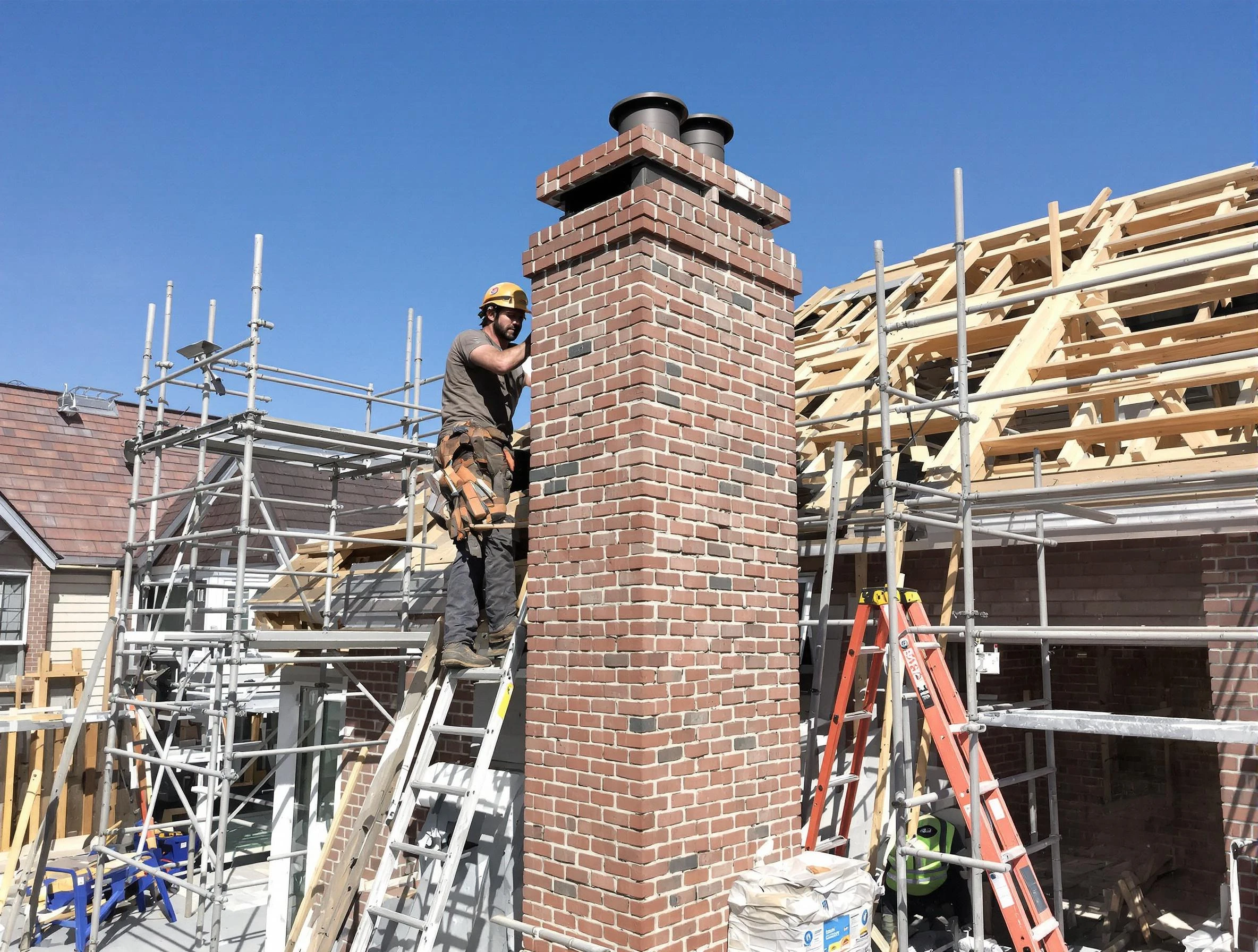 New chimney installation completed by Englewood Chimney Sweep in Englewood, CO