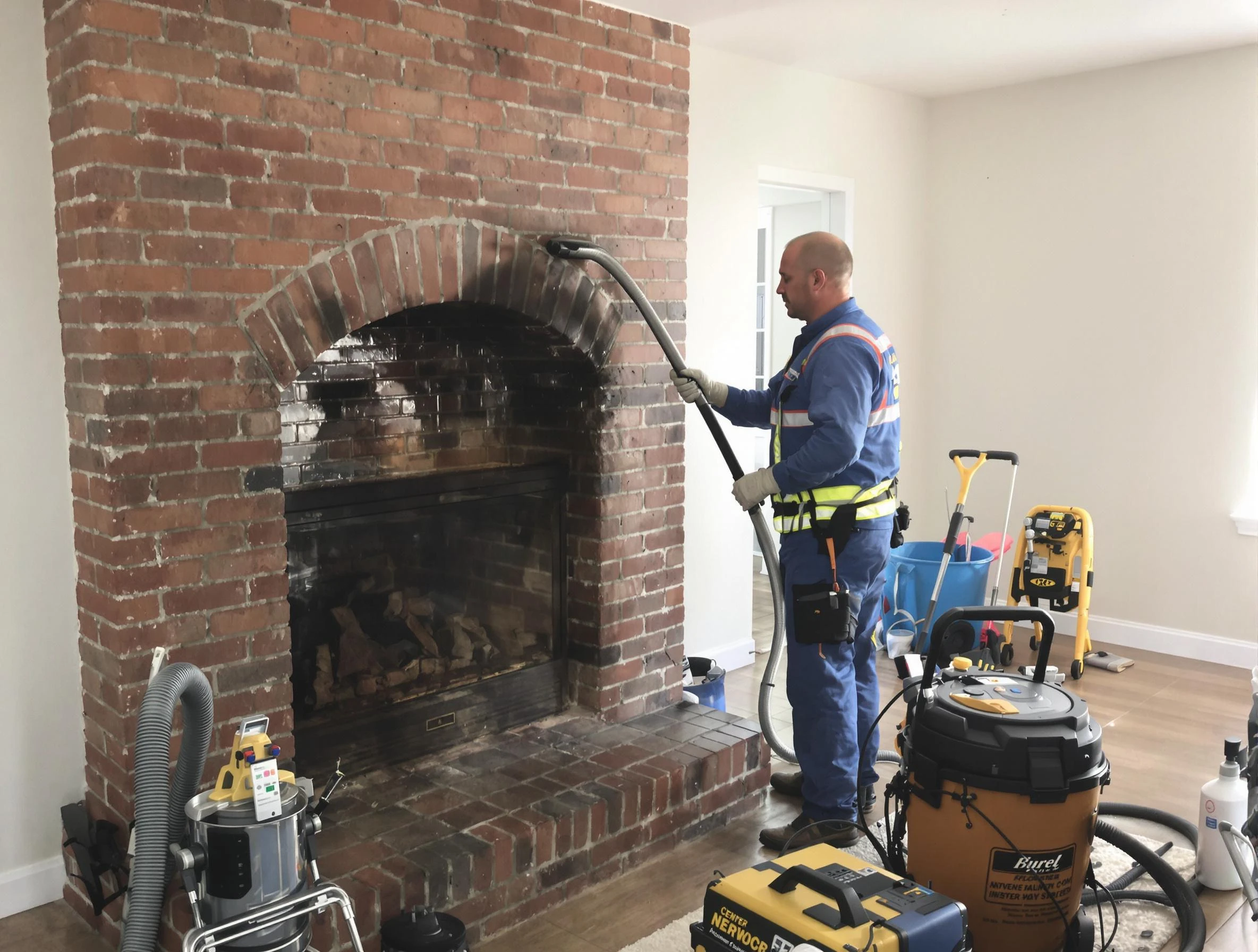 Englewood Chimney Sweep expert performing detailed chimney sweep in Englewood, CO